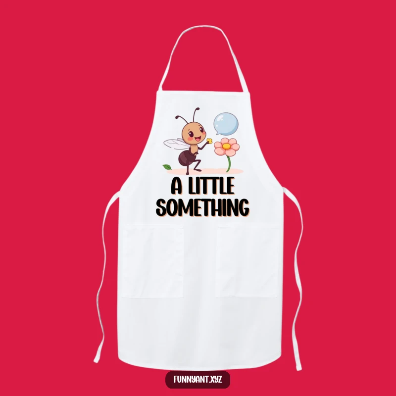Funny Ant Giving Petal Apron: Cook with heart, a perfect funny gift.