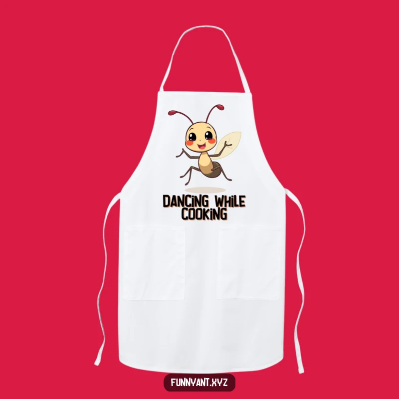 Funny Ant Joyful Spin Apron: Cooking Fun, Practical Funny Gift