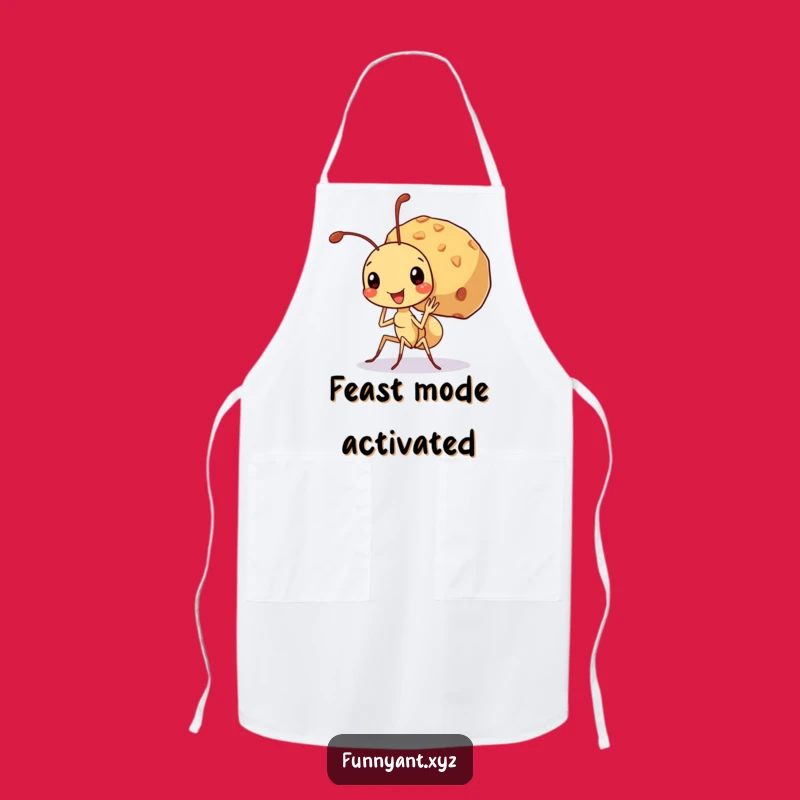 Funny Ant Big Crumb Apron: Chef's Determination, Practical Funny Gift