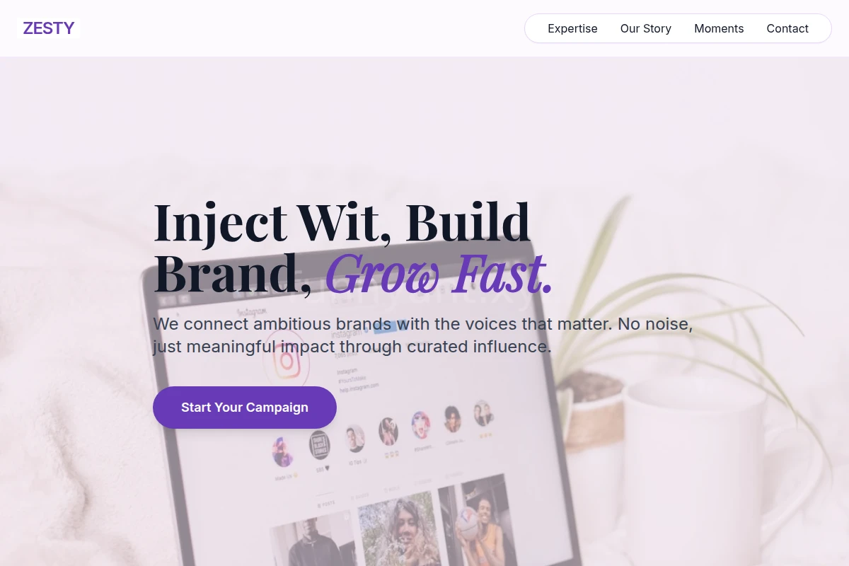 Zesty Influencer Marketing