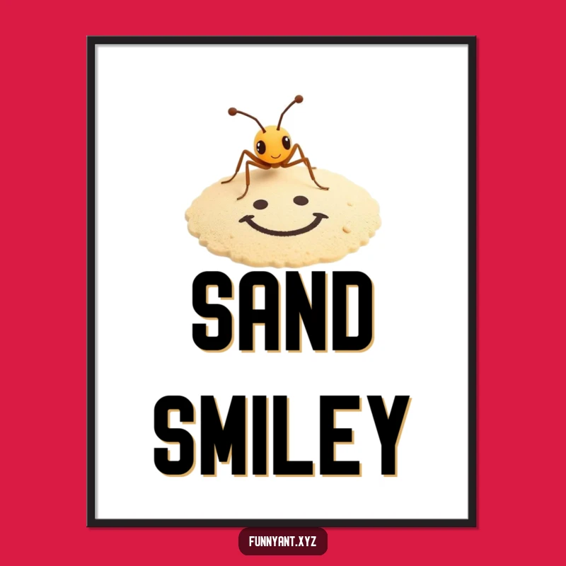 Funny Digital Art: Ant Artist Sand Drawing, Instant Humorous Creativity