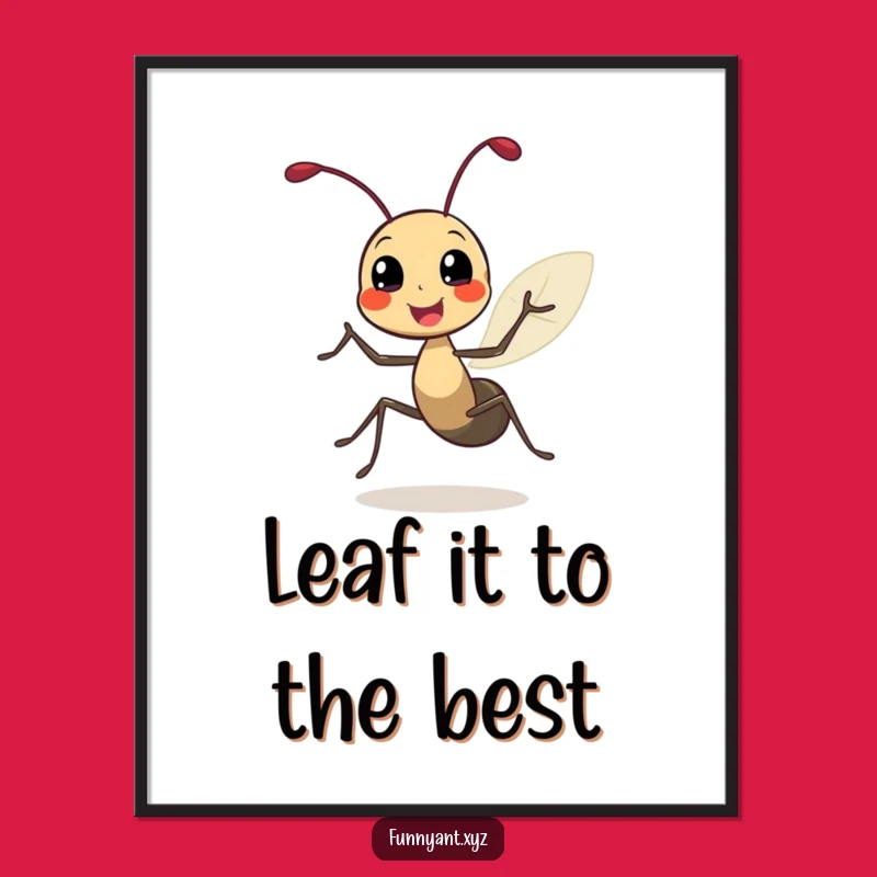 Free Printable Wall Art: Funny Ant Spinning, Hilarious Downloadable Decor Gift!