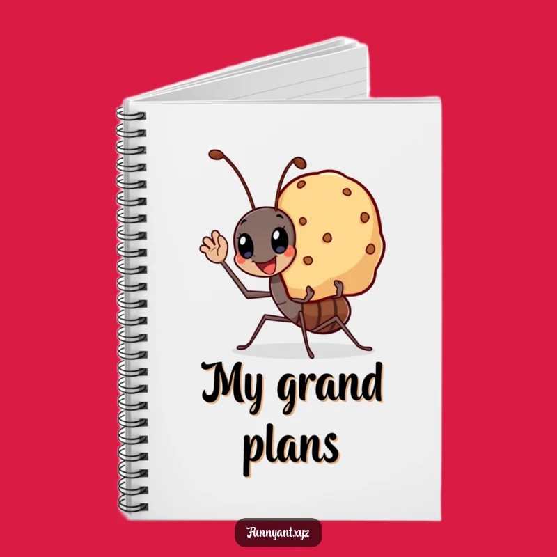 Funny Journal: Kawaii Ant Crumb Carrier, Jot Down Humorous Plans