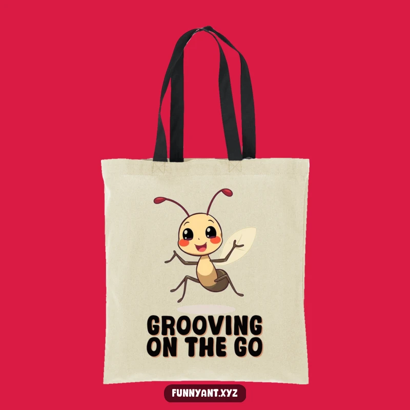 Funny Ant Joyful Spin Tote Bag: Carry Your Joy, Great Funny Gift